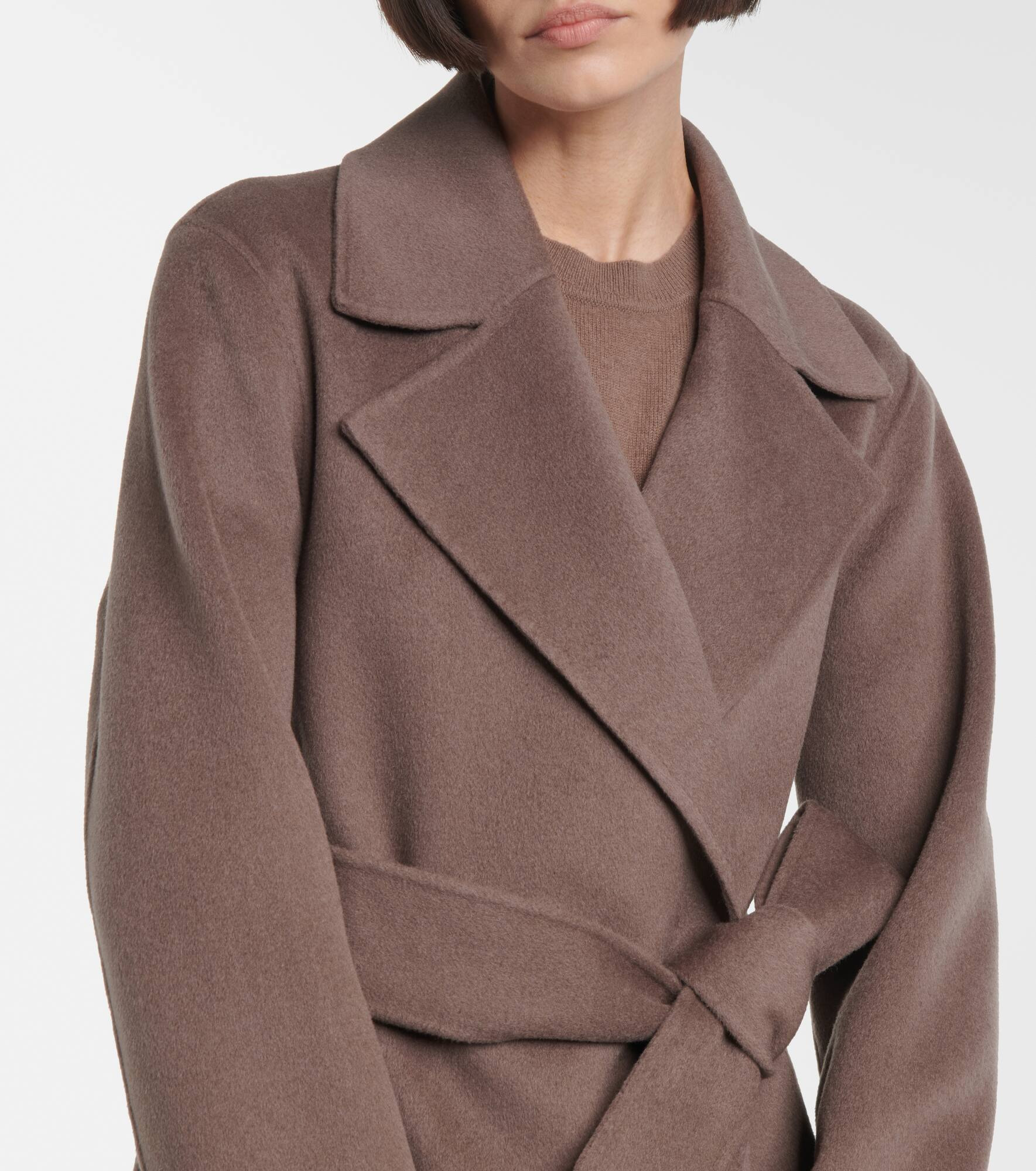 Arline wool and cashmere coat - 4