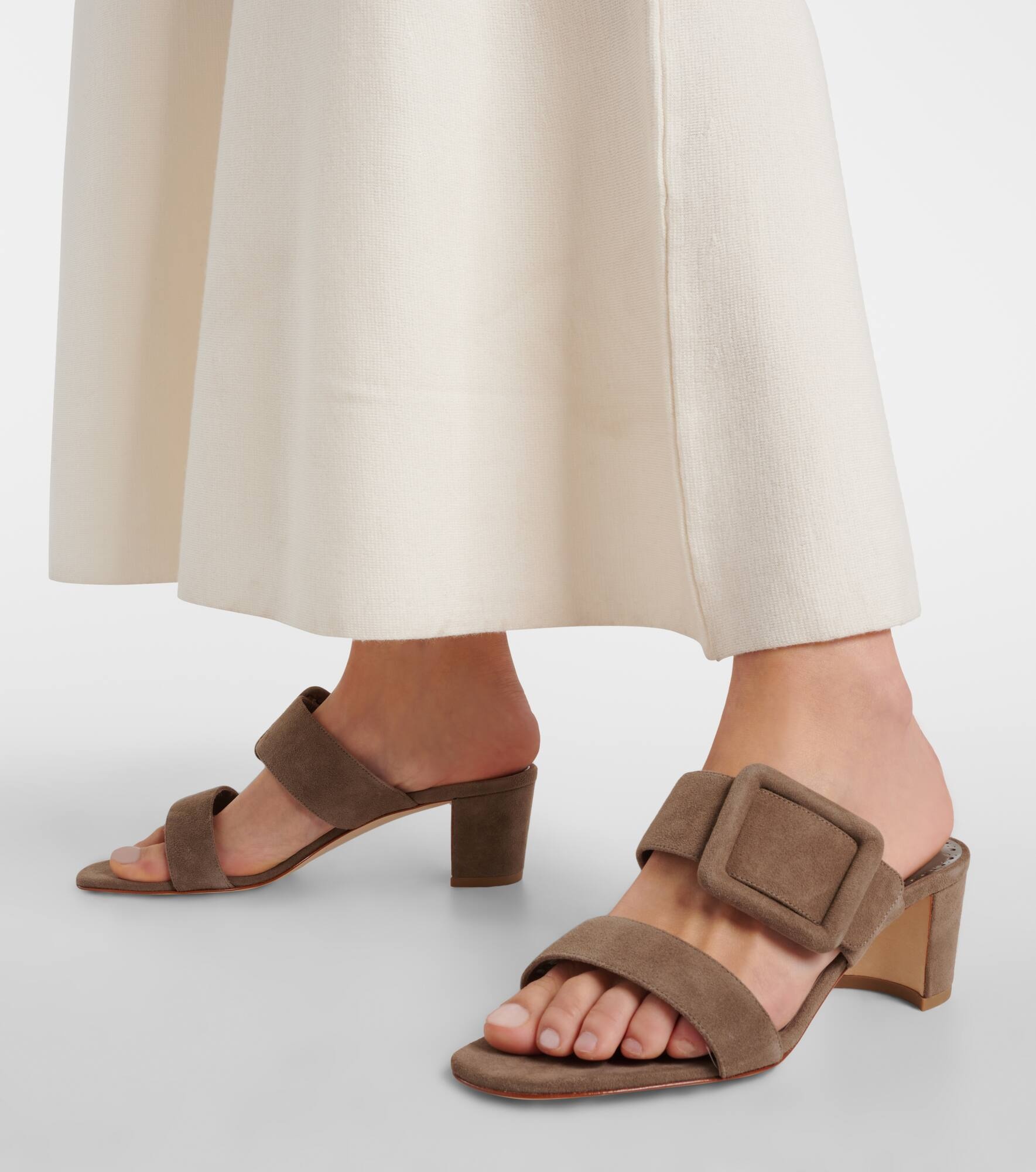 Newton 50 suede mules - 4