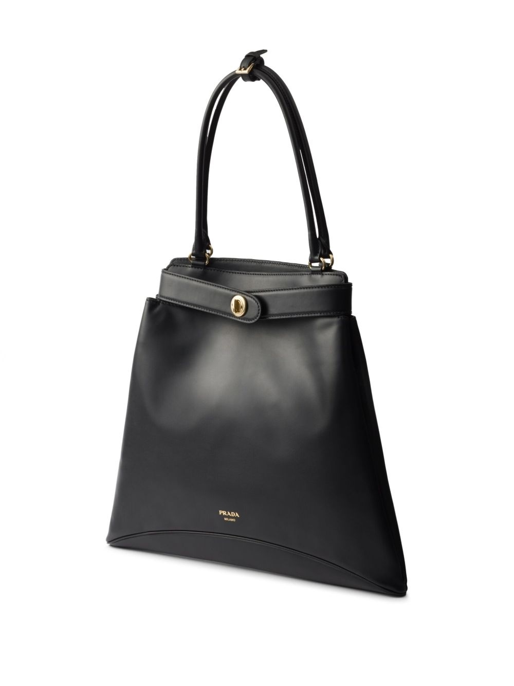 logo-stamp leather tote bag - 3