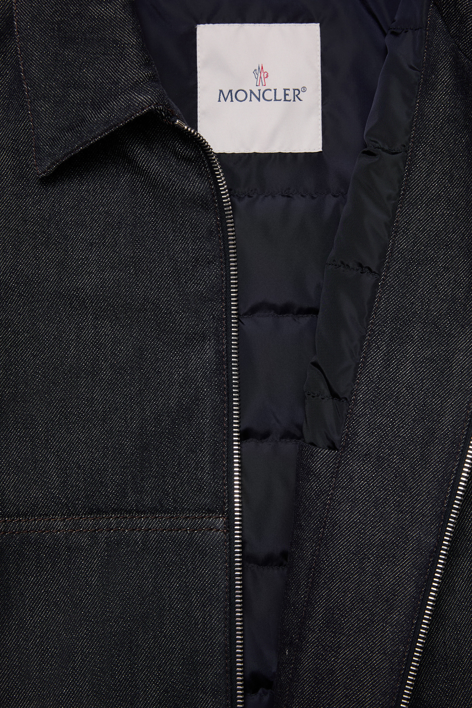 Ormoy Denim Down Shirt Jacket - 8