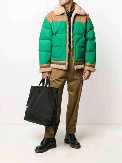 Diesel shearling padded jacket  outlook