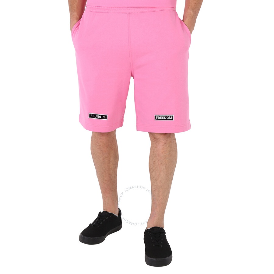 Burberry Men's Bubblegum Pink Jersey Shorts - 3