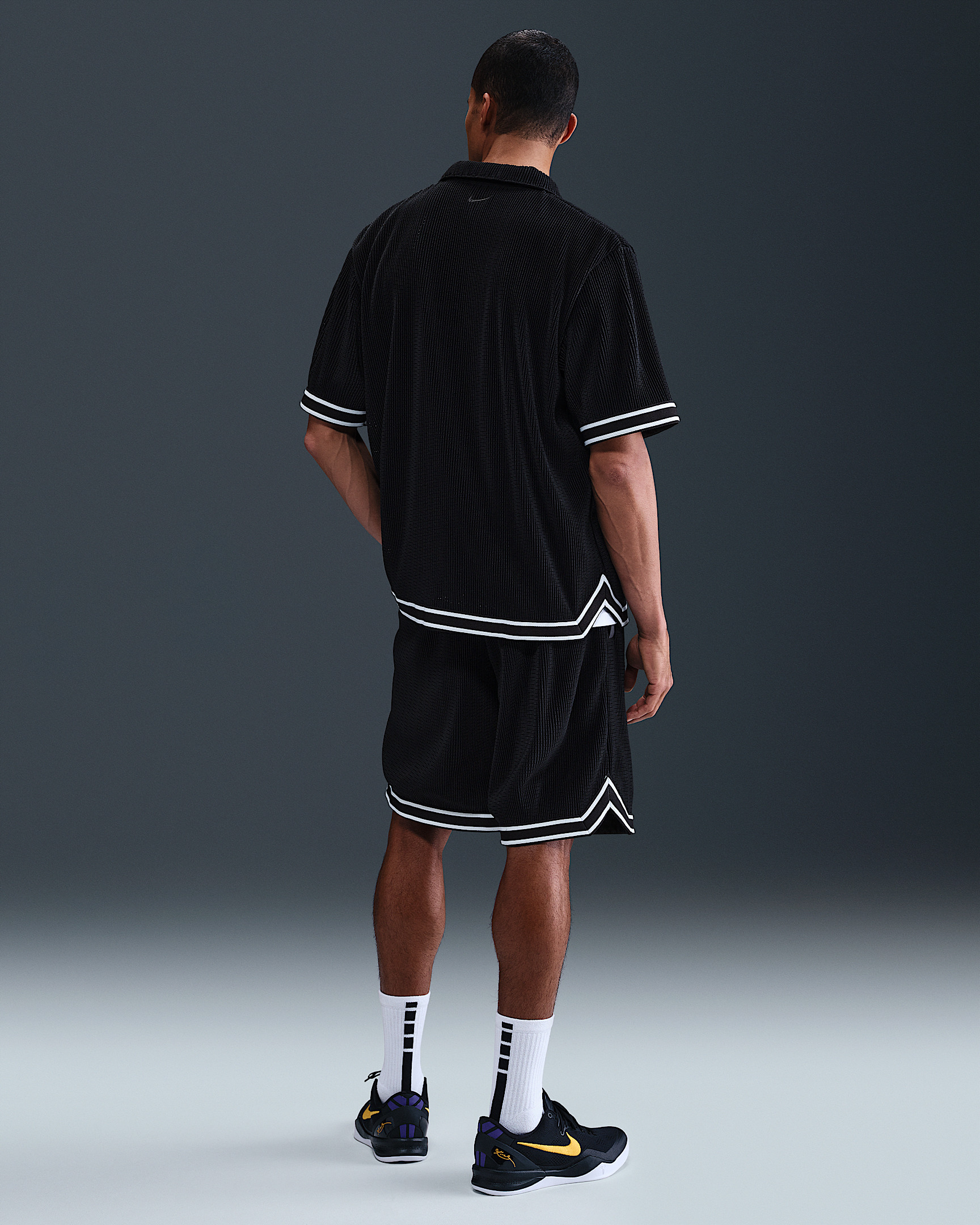 Kobe Men's Pleated Short-Sleeve Basketball Top - 5