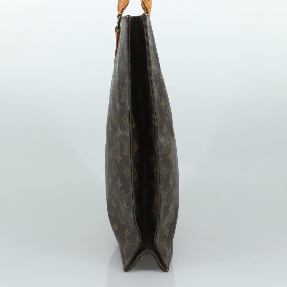 LOUIS VUITTON Monogram Sac Plat Hand Bag M51140 - 3