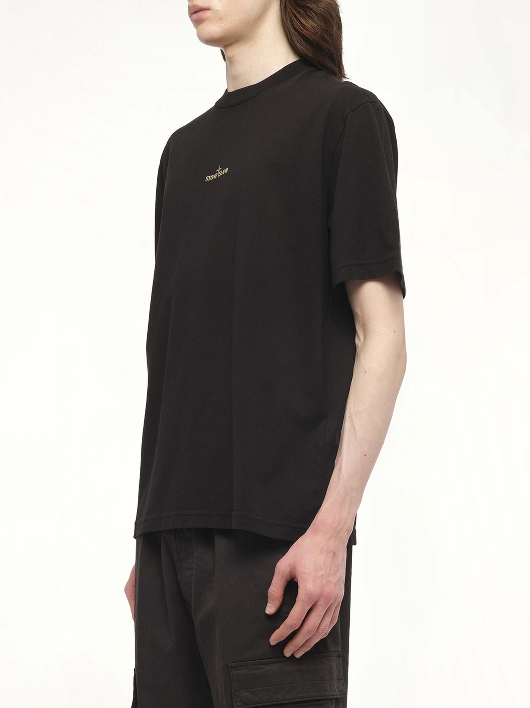 210003 Bleeding Numbers Compass S/S T-Shirt in Black - 5