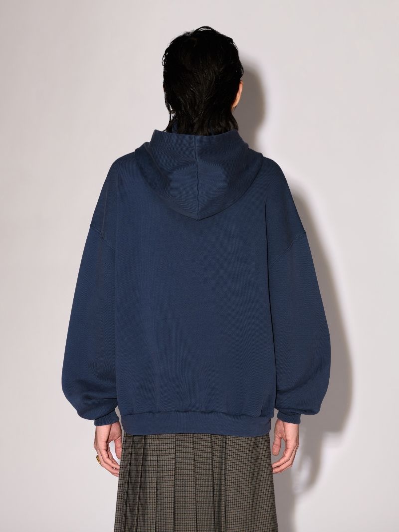 COLLAR RIB SWEATSHIRT - 4