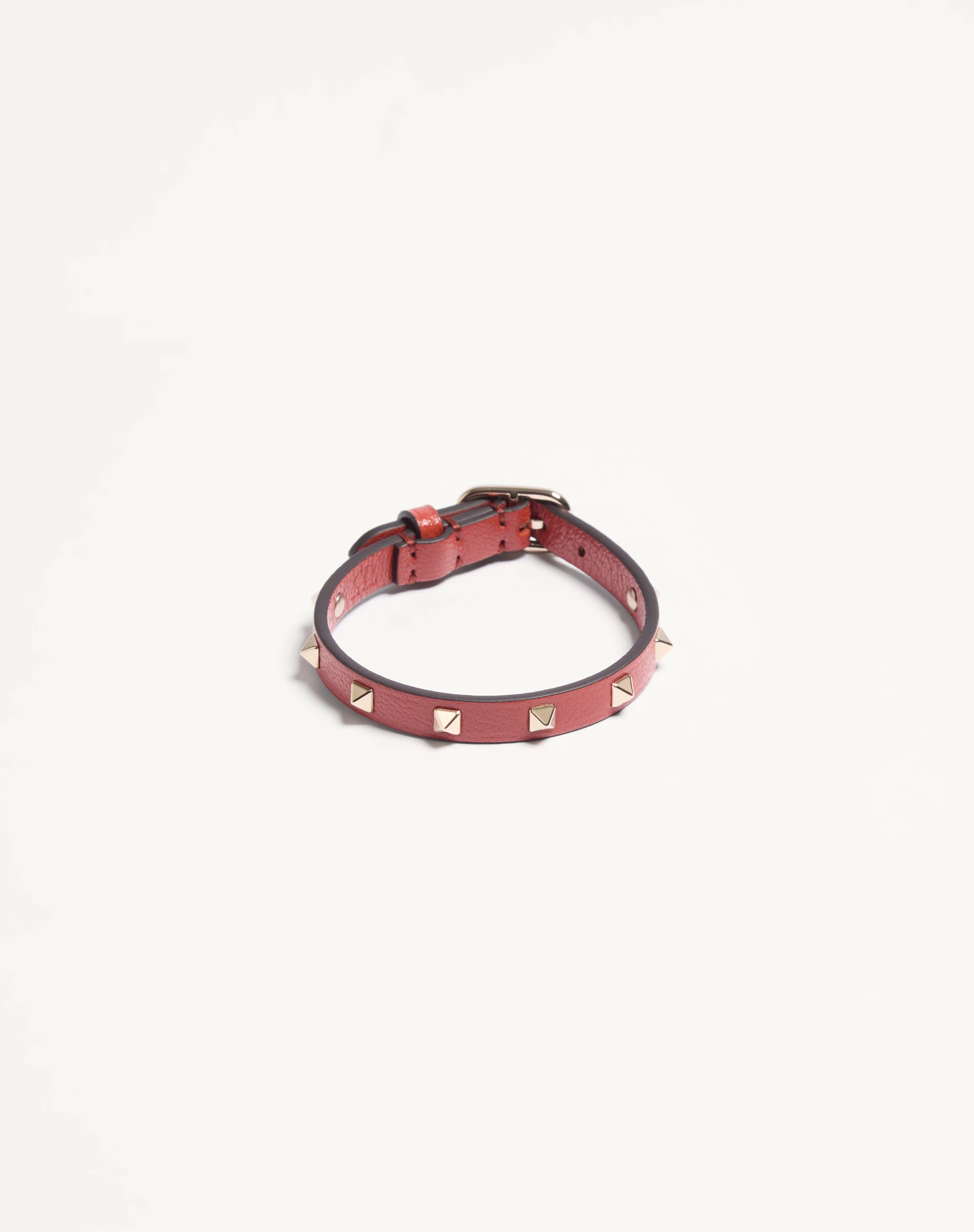 VALENTINO SPIKE LEATHER BRACELET - 1