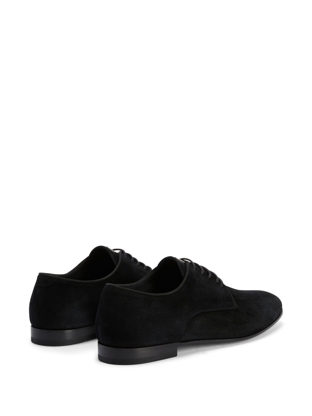 suede lace-up loafers - 3
