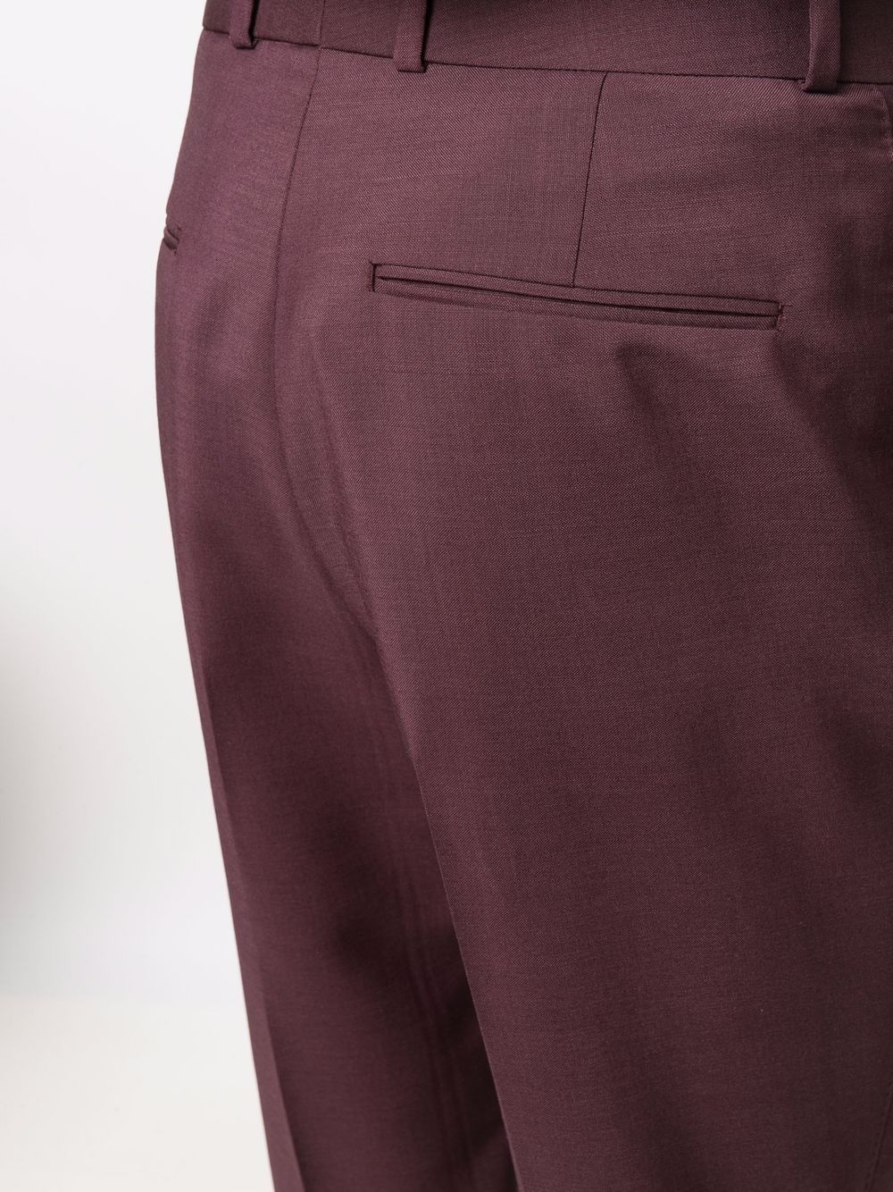 straight-leg tailored trousers - 5