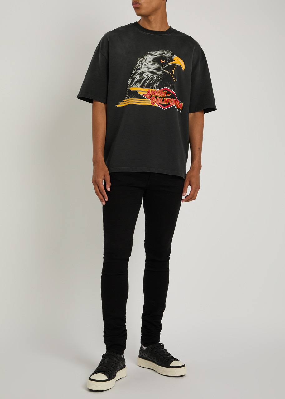 Amiri Eagle Printed Cotton T-shirt - 3