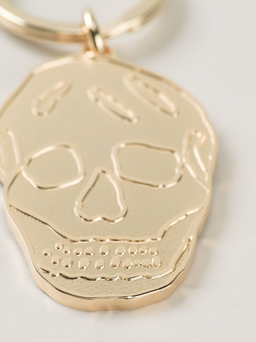 Skull charm keyring - 3