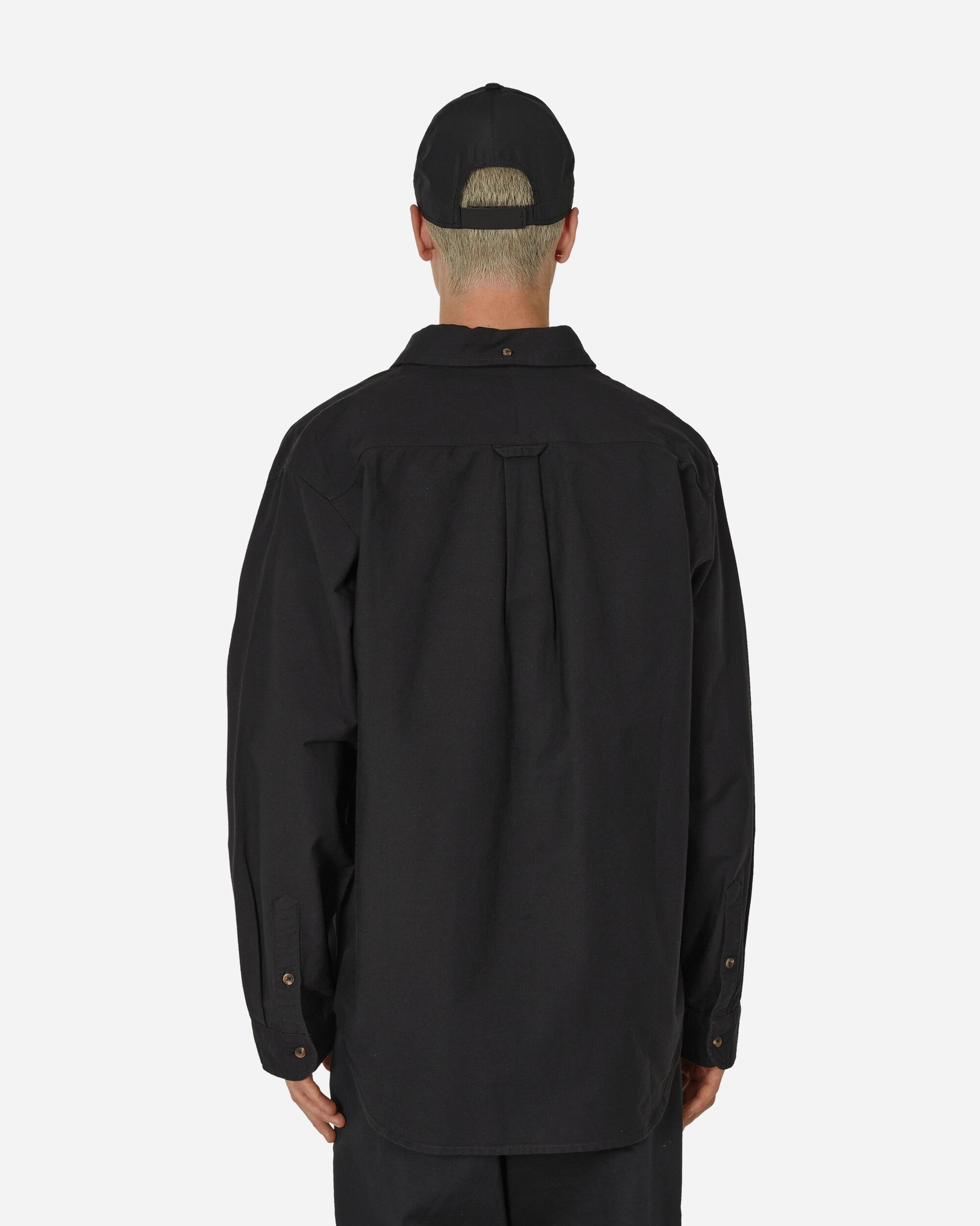 Oxford Button-Down Longsleeve Shirt Black - 3