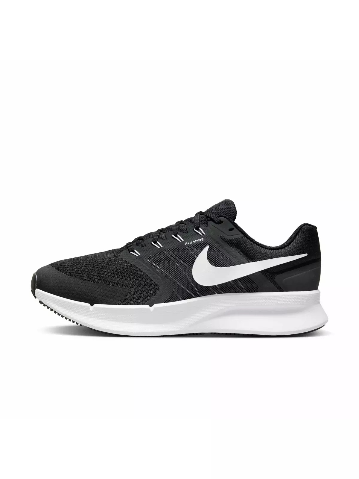 Run Swift 3 "Black/Dark Smoke Grey/White" Men's Wide Running Shoe - 2