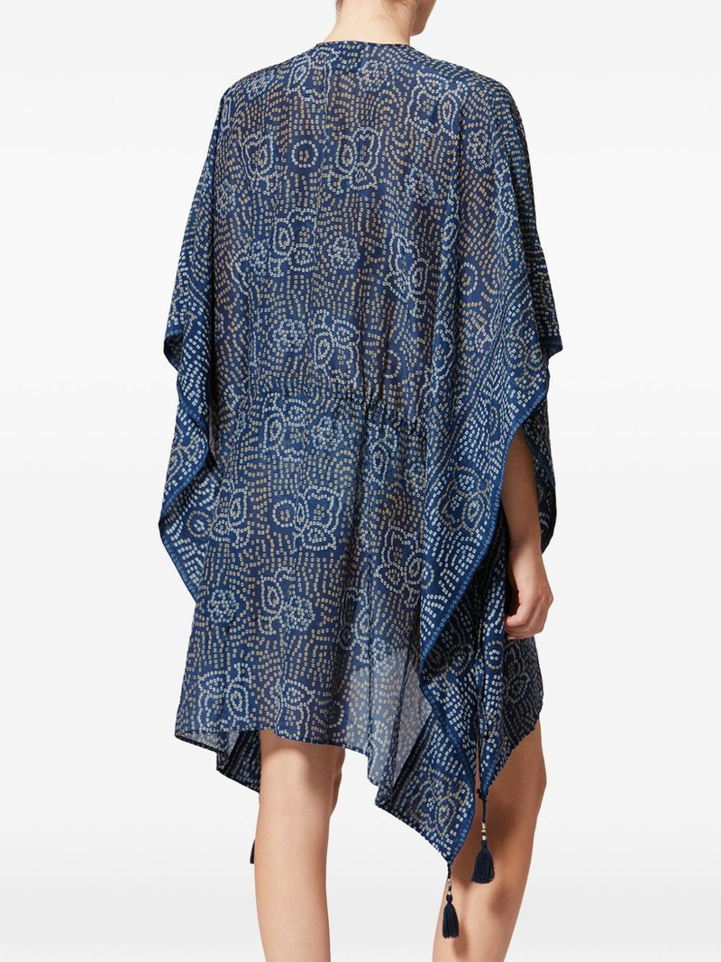 LORELIZ tassel patterned cover-up 4