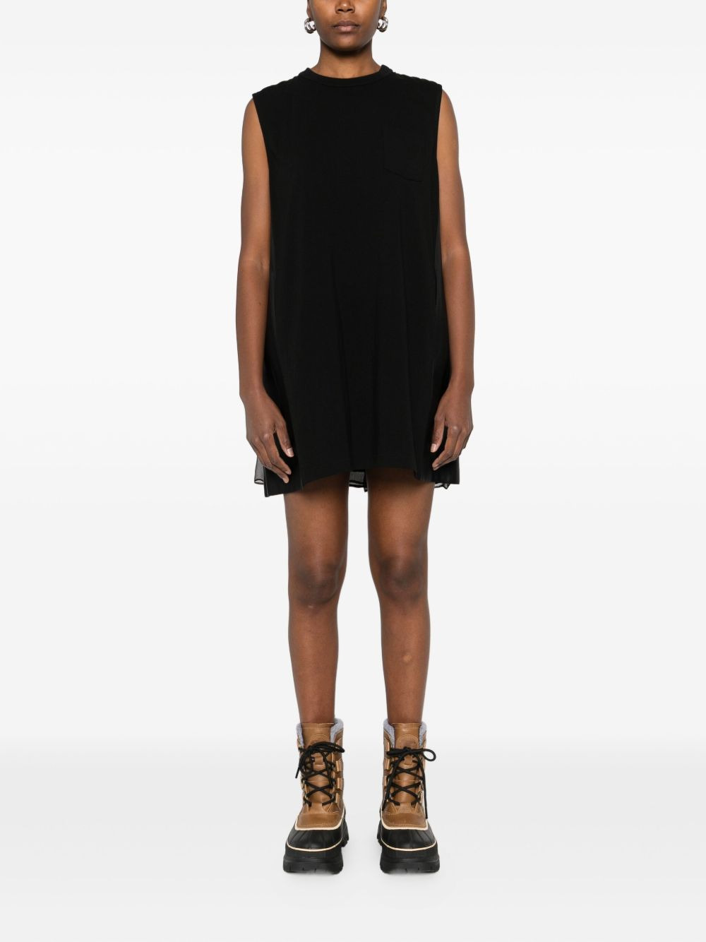 sleeveless mini dress - 3