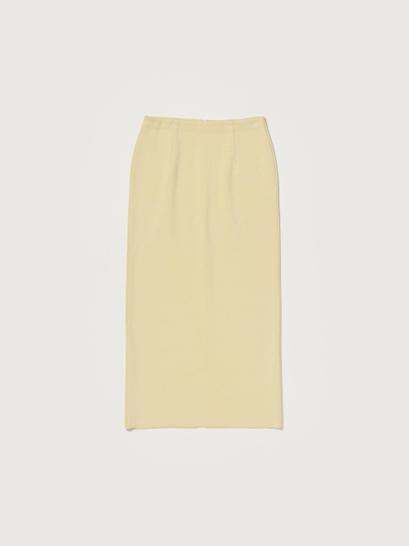 DOUBLE FACED SILK COTTON KNIT SKIRT 1