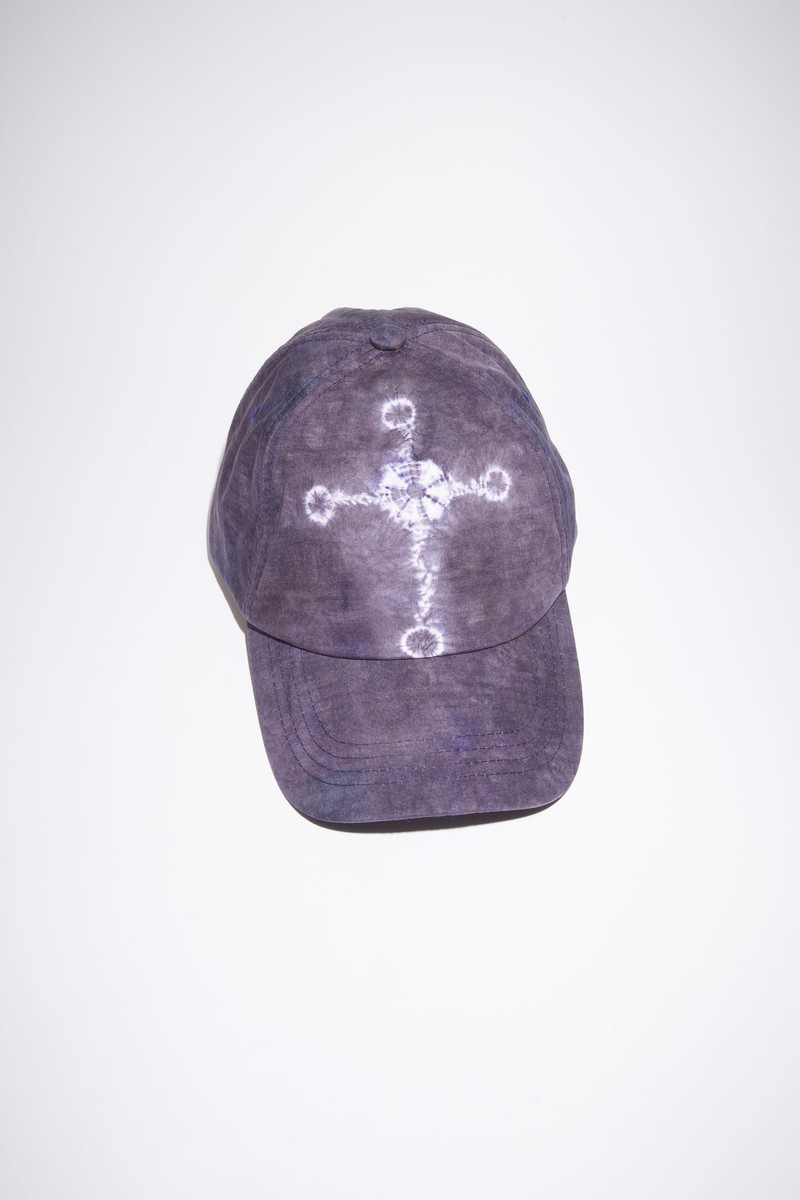 Tie-dye baseball cap - Dark Blue 1