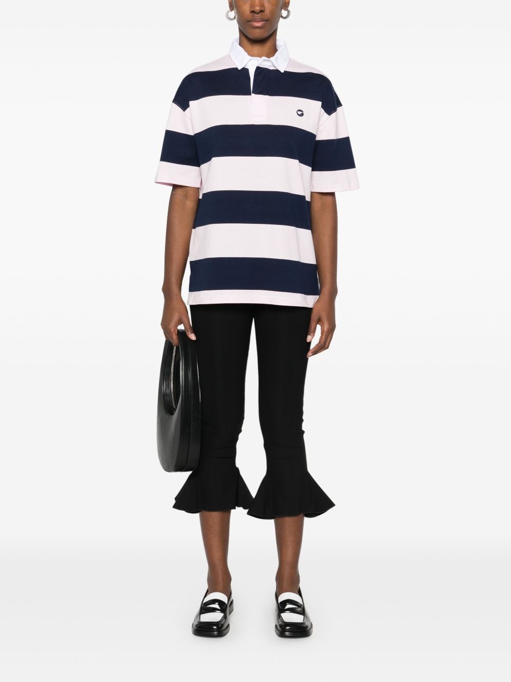 striped polo shirt - 2
