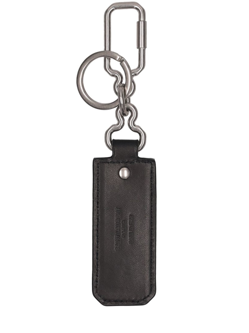 Cassandre monogram leather key ring - 2
