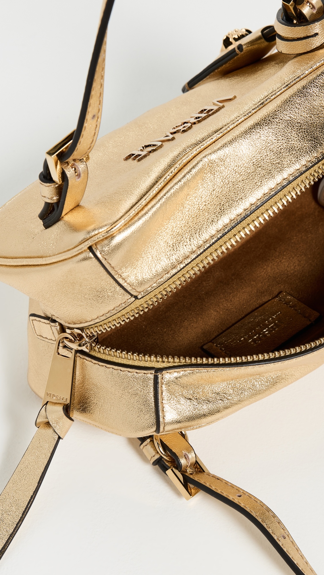Mini Shoulder Lamb Leather Bag - 5