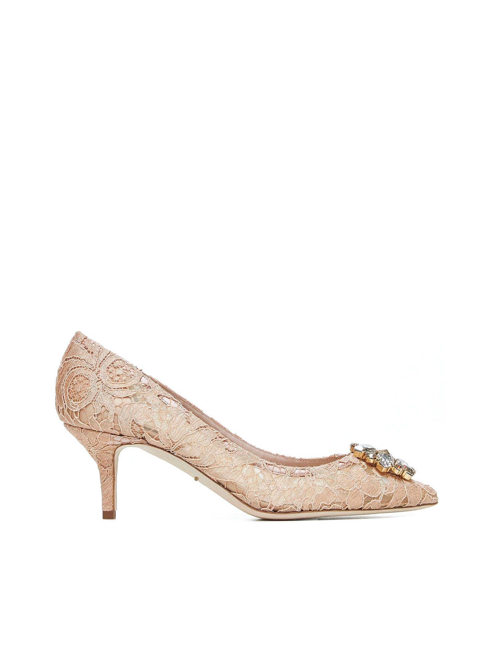 Pink lace Rainbow pumps - 1