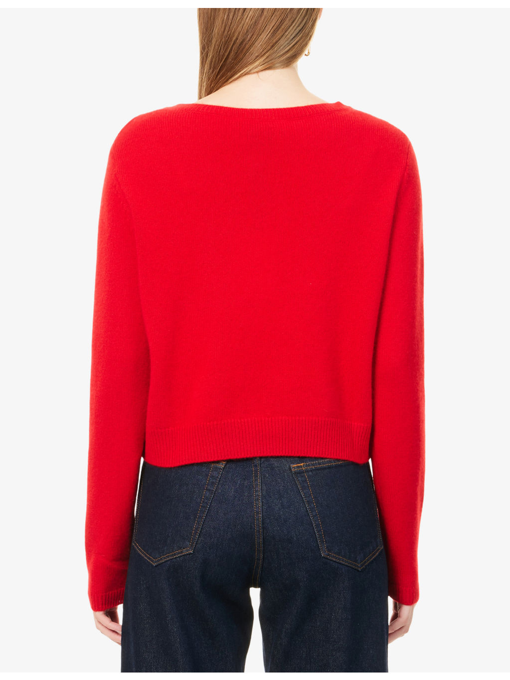 Clara Round-Neck Cashmere Cardigan - 4