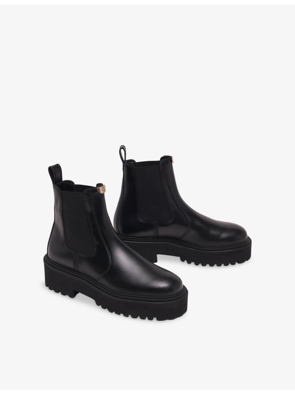 Branded Leather Chelsea Boots - 3