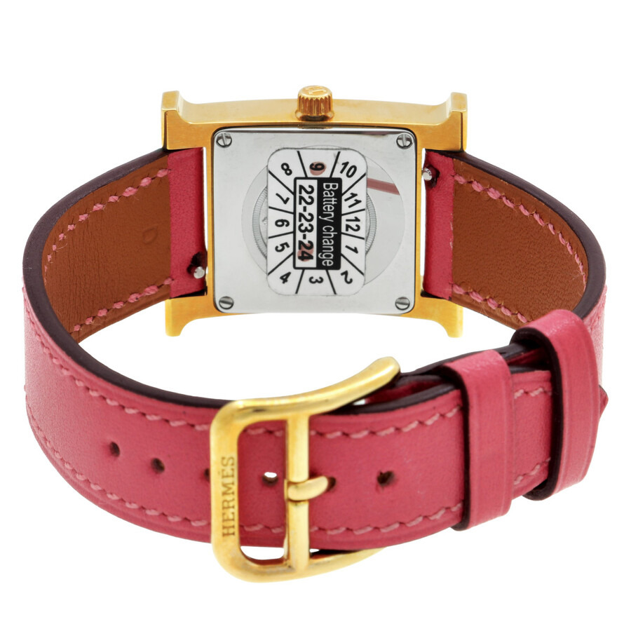 Hermes Heure H Quartz White Dial Ladies Watch 049714WW00 - 3