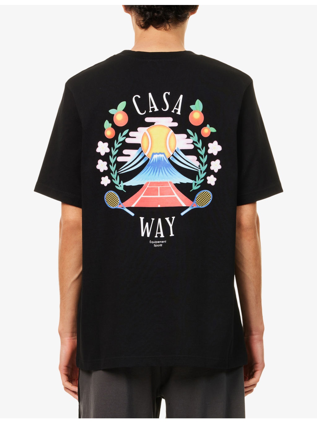 Casa Way Mountain Brand-Print Cotton-Jersey T-shirt - 4