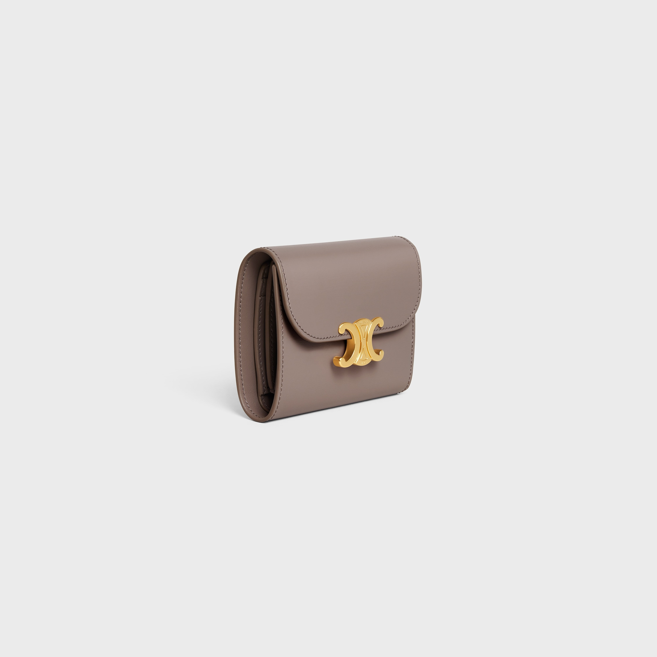 Small Wallet TRIOMPHE in Shiny calfskin - 2