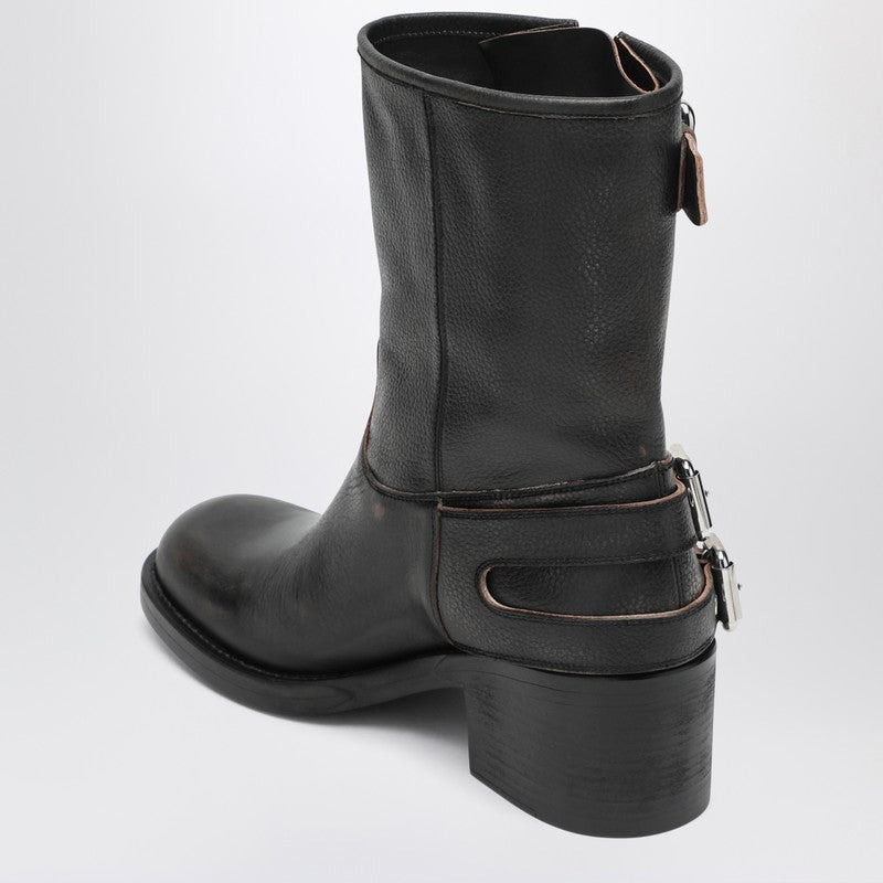 Chloé Black Dakota Biker-Style Boots Women - 2