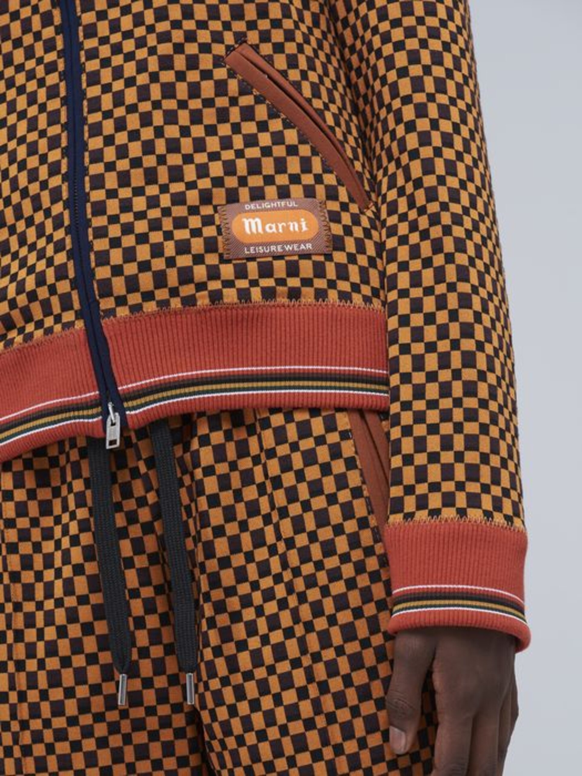 JACQUARD JERSEY JACKET - 4