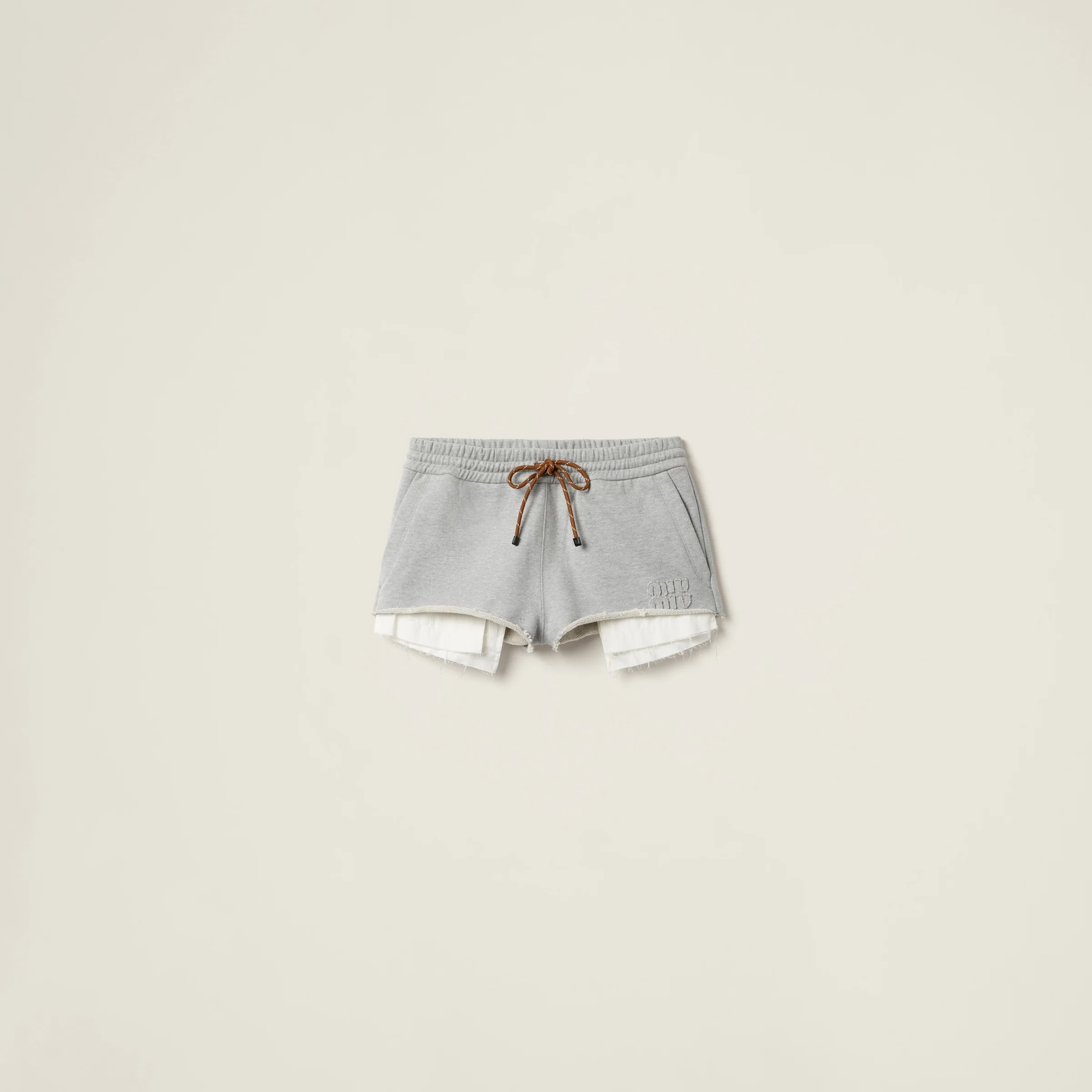 Cotton fleece shorts - 1