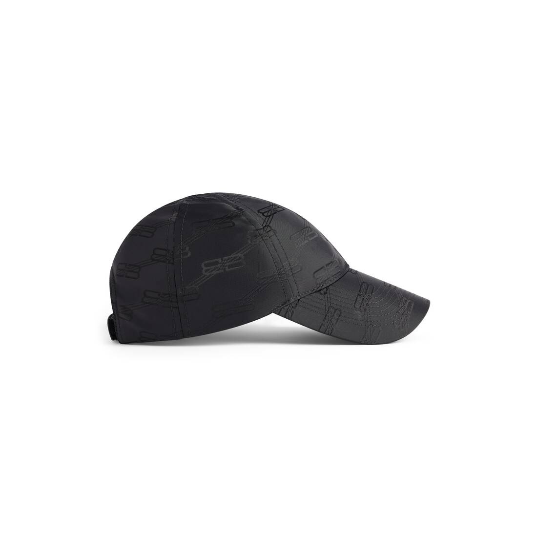 Bb Monogram Cap in Black - 4