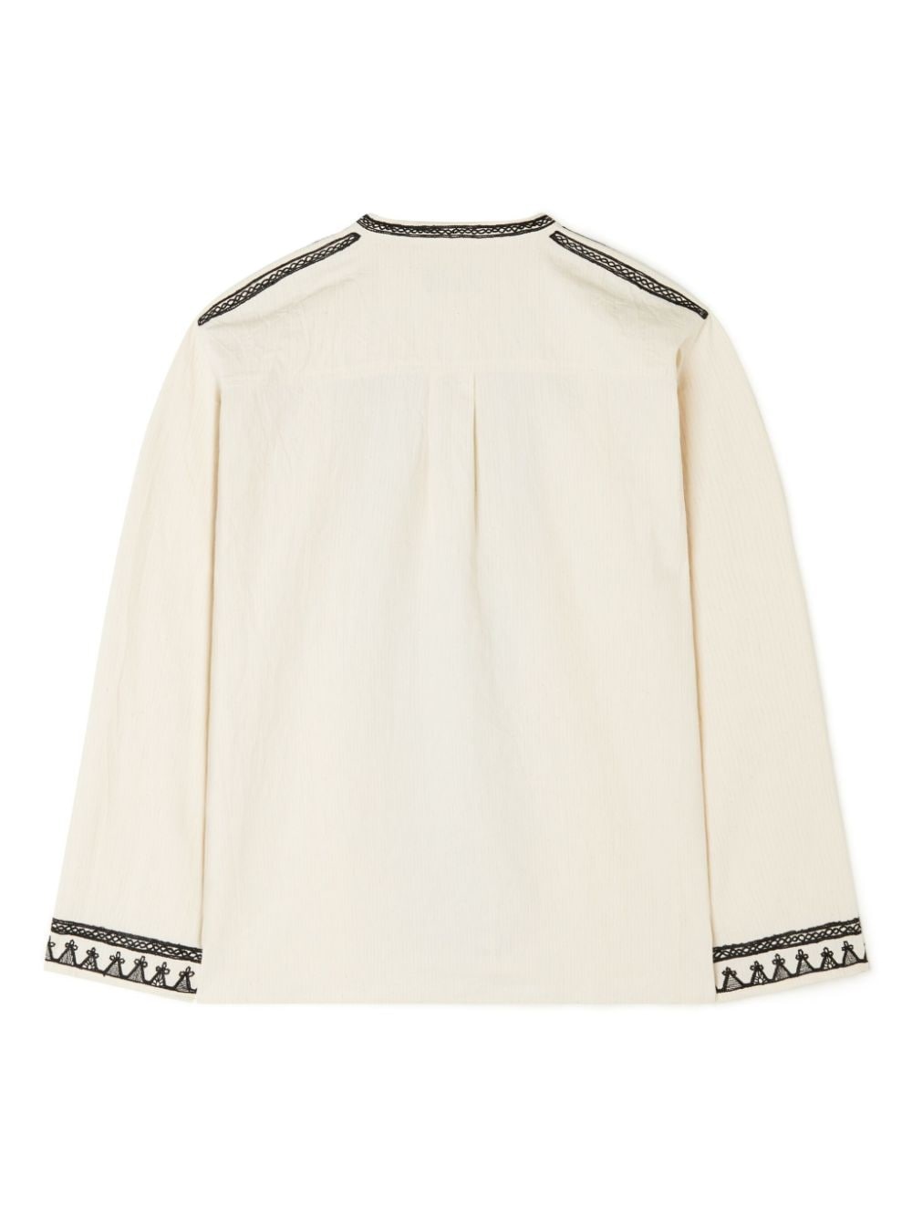 tassel-detail shirt - 7