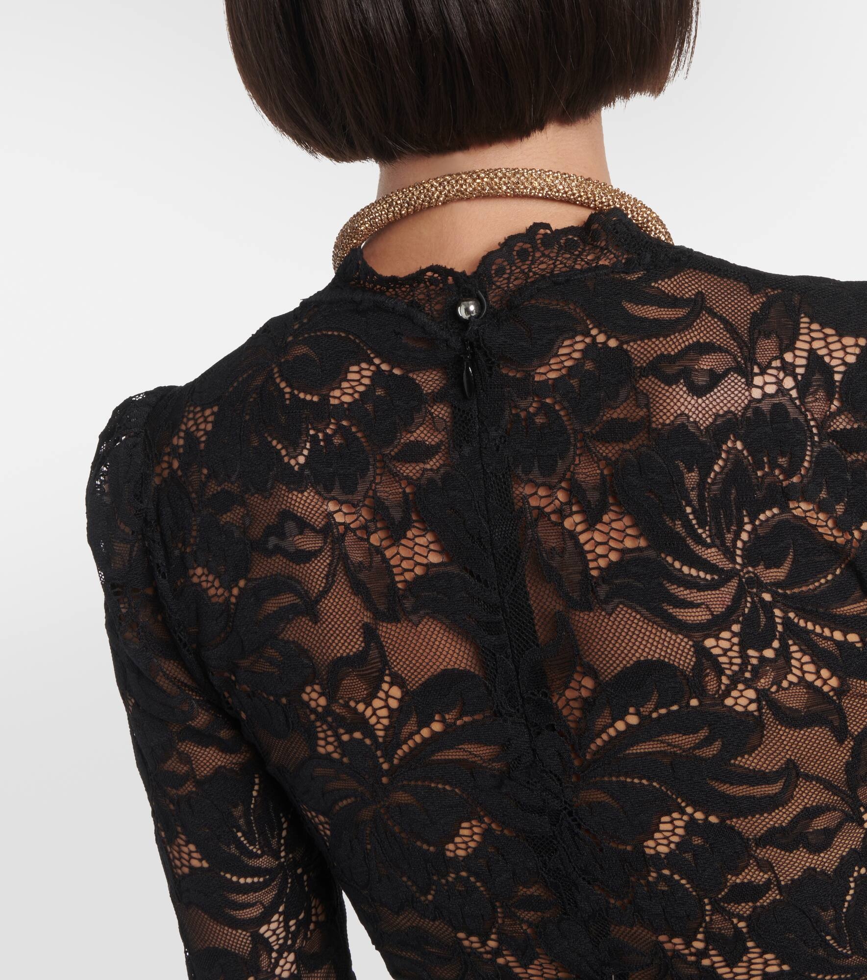 Floral lace top - 5