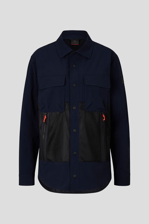 Agnello unisex shirt jacket in Dark blue - 1