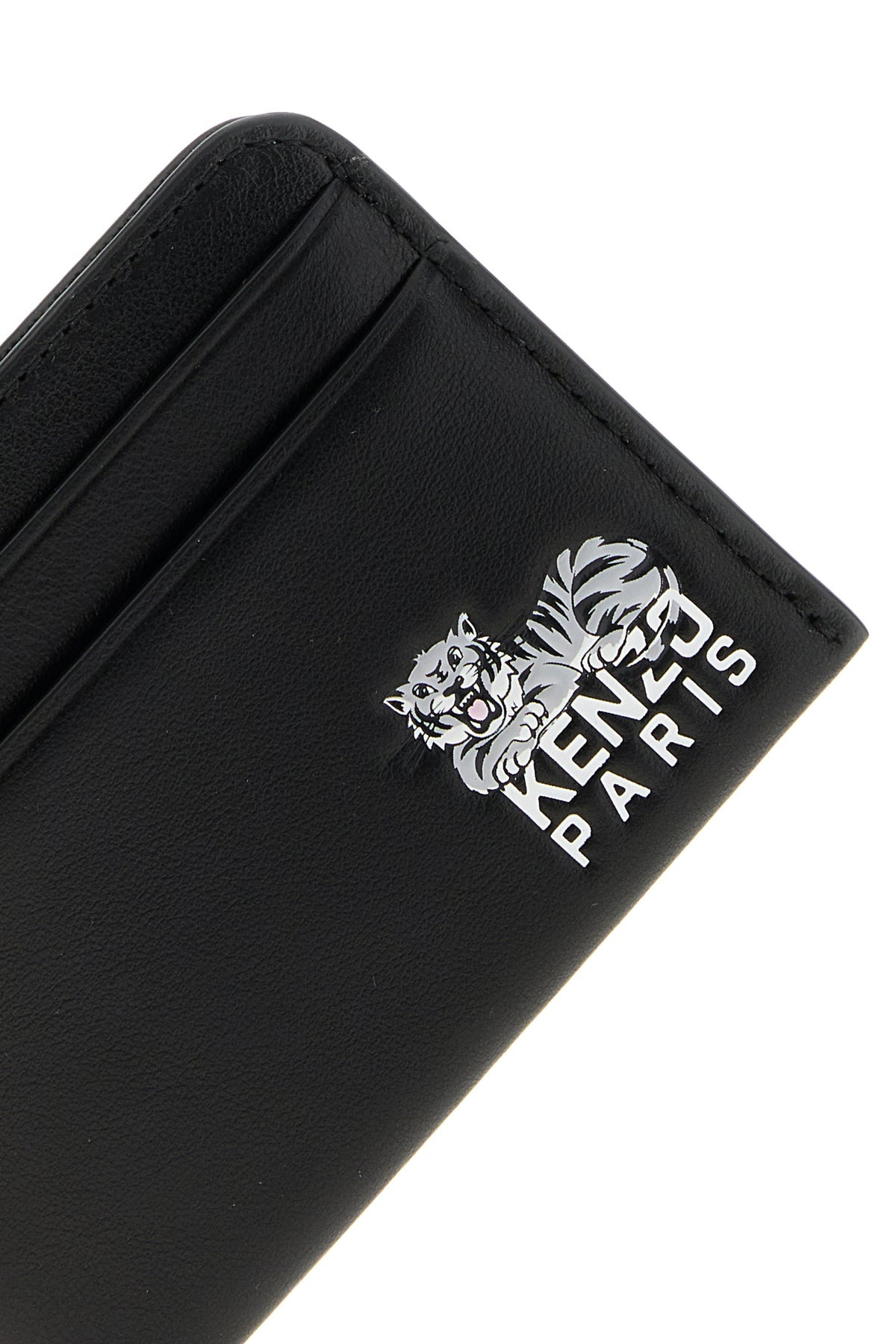 Black leather card holder - 4