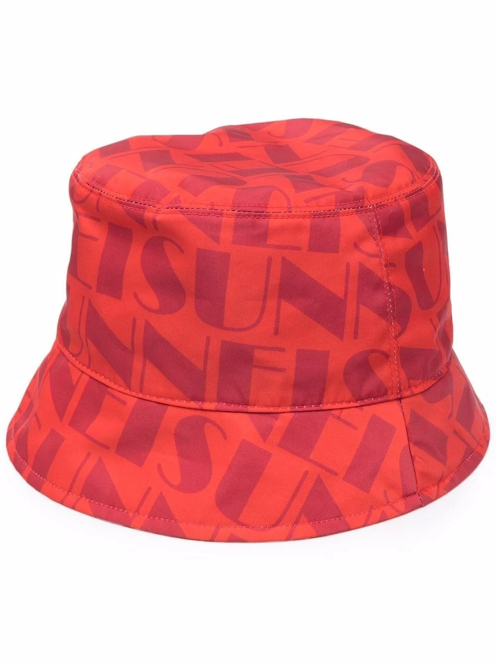 logo-print reversible bucket hat - 1