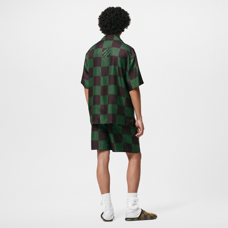 Damier Silk Shorts 3