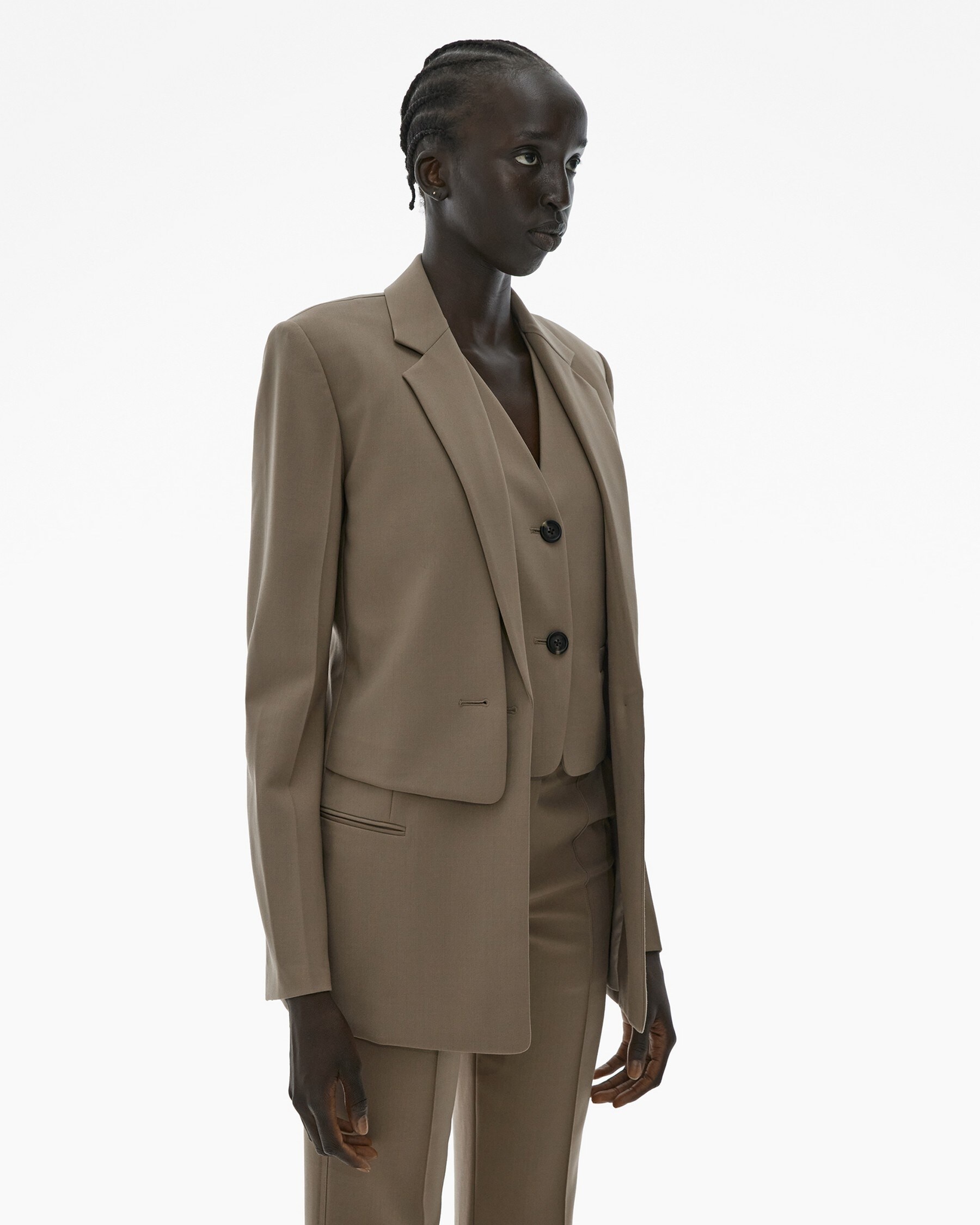 LAYERED CUT-OUT BLAZER - 5