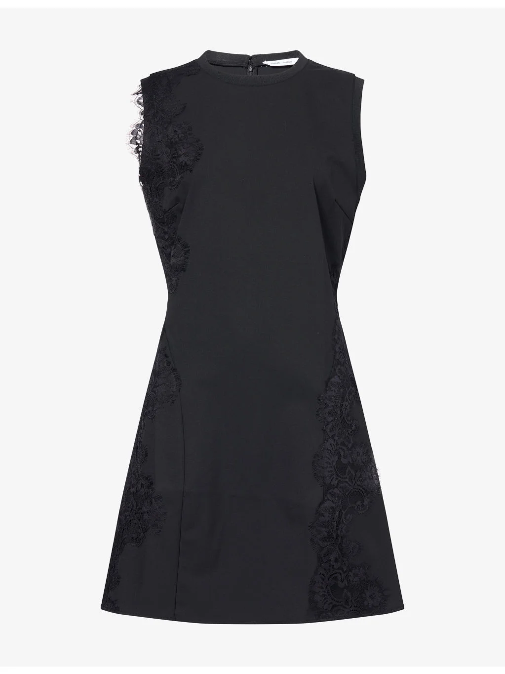 Sarhino Lace-Trim Woven Mini Dress - 1