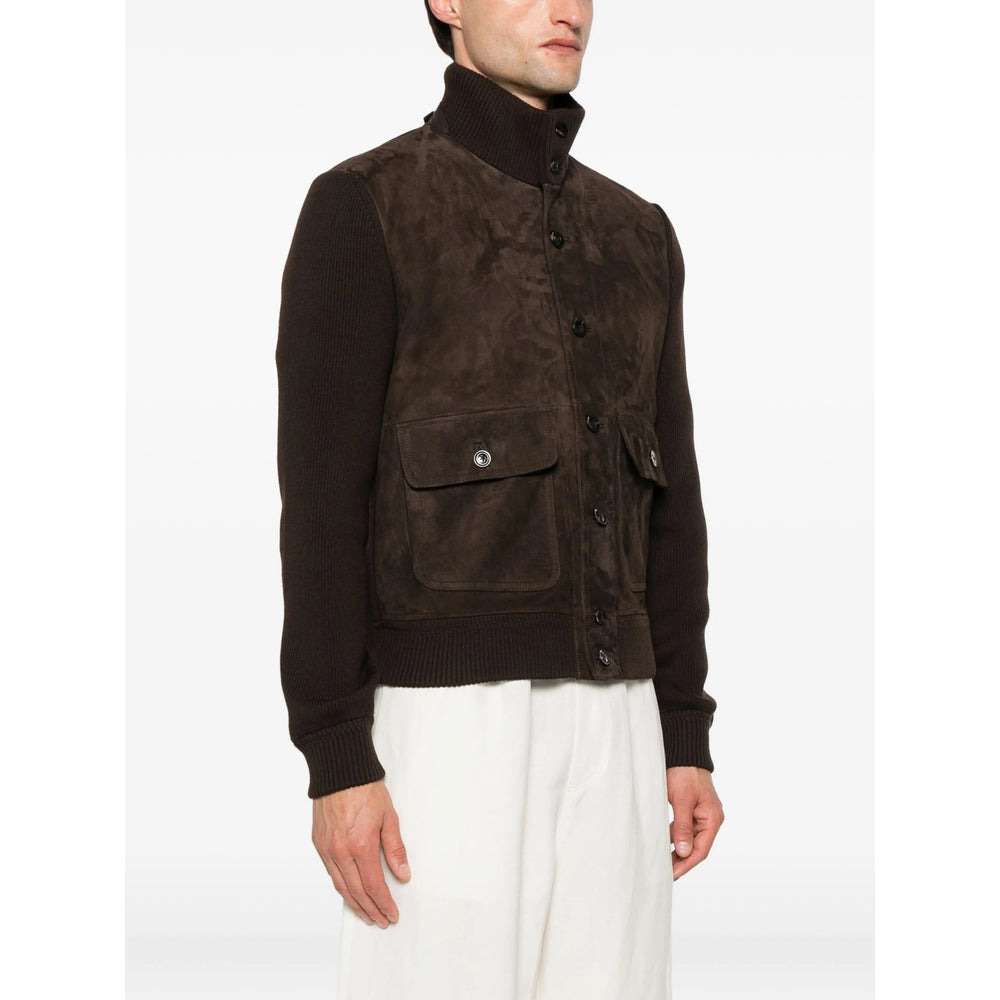 Tom Ford Brown Jackets - Leather Jackets Men - 3
