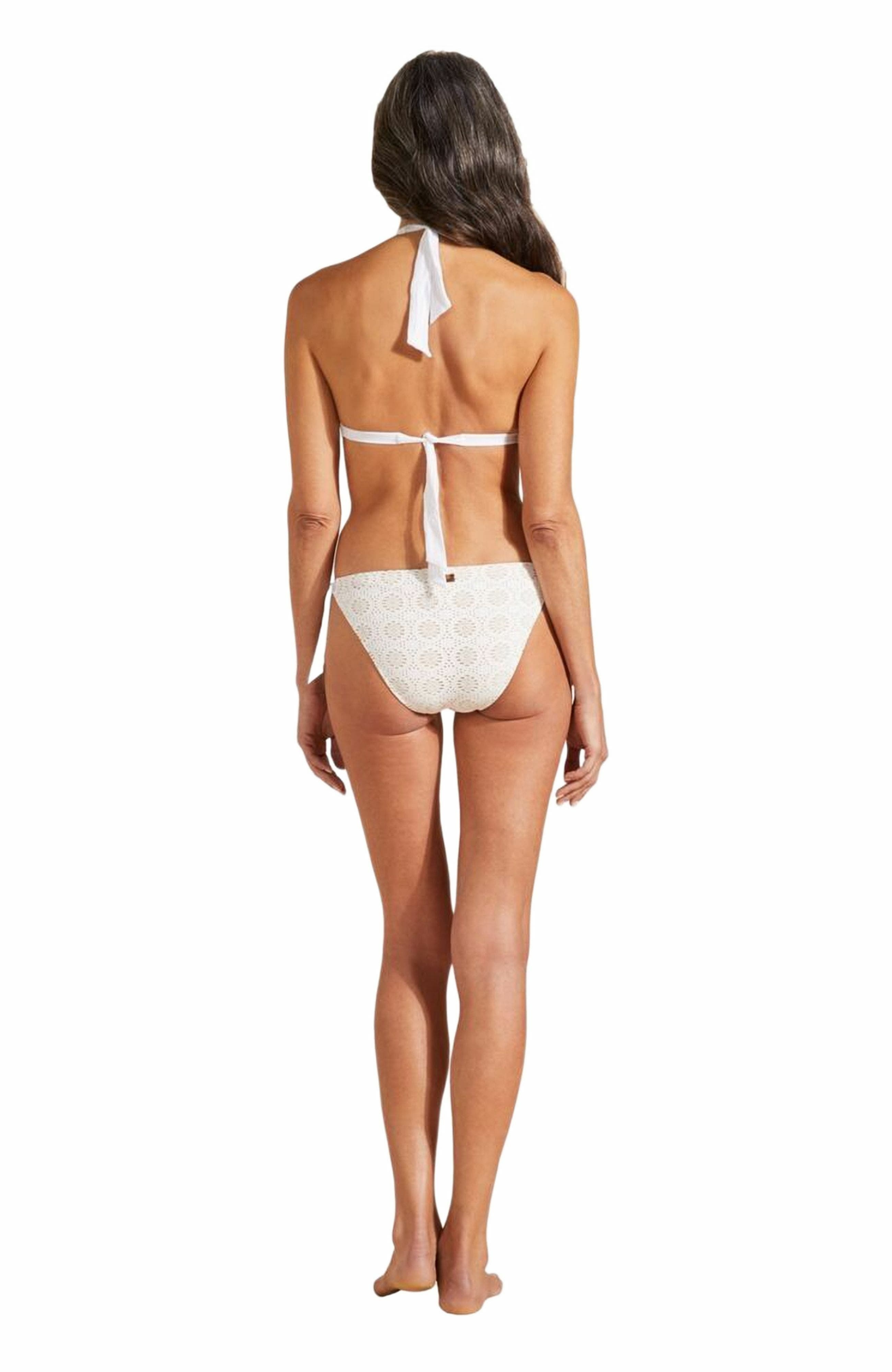 Vilebrequin Women's Broderies Anglaises Bikini Bottom in Off White at Nordstrom - 2