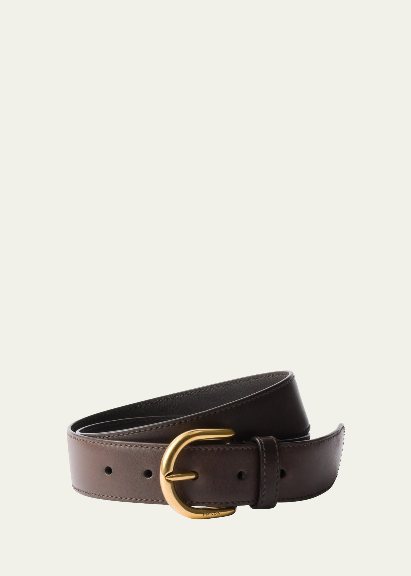 Buckle Calf Leather Belt - 1