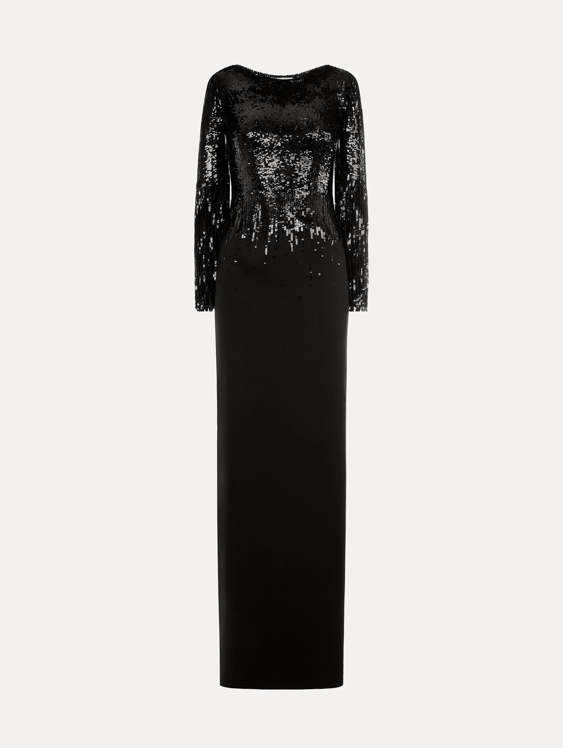 SEQUIN FRINGE GOWN - 1
