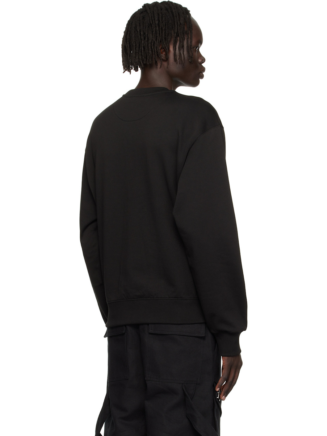 Black Kenzo Paris 'KENZO Happy Tiger' Embroidered Sweatshirt - 3