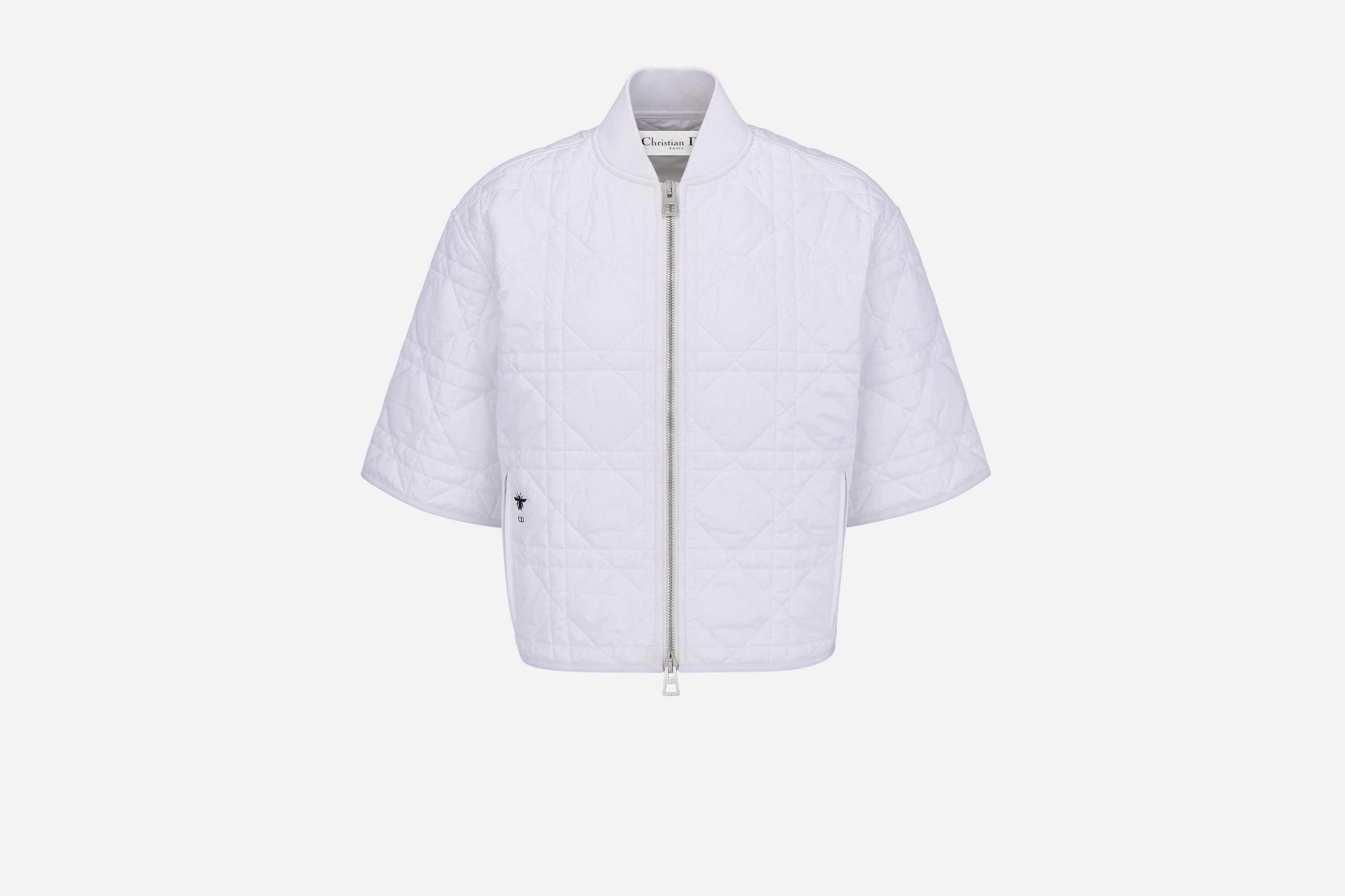 Macrocannage Short-Sleeved Peacoat - 1