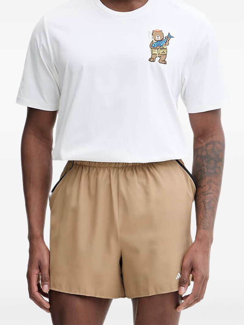 logo-print shorts 1
