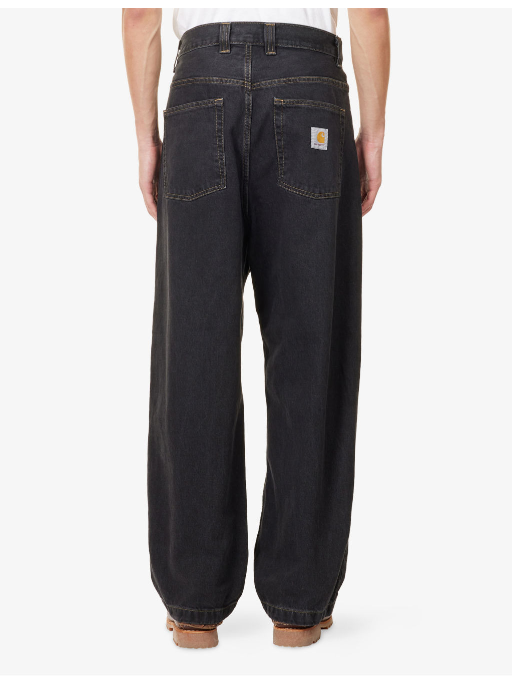 Brandon Wide-Leg Relaxed-Fit Denim Jeans - 4